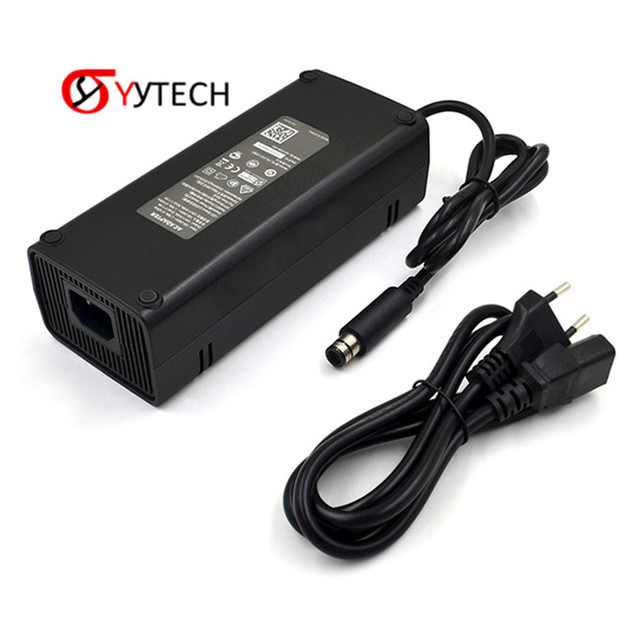 SYYTECH Power Supply Charging Adapter for Xbox 360 E Gamepad Console Accessories