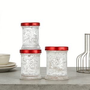 Bocaux en verre multi-tailles avec couvercles, résistants à la chaleur, petits pots à ragoût <span class=keywords><strong>pour</strong></span> nids d'oiseaux, aliments <span class=keywords><strong>pour</strong></span> bébés, desserts, vente en gros - Product Image 2