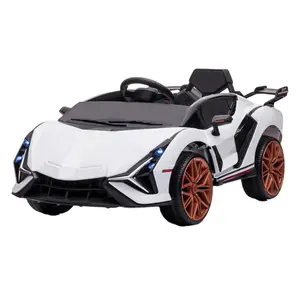 2023 2 assentos carros de brinquedo para crianças, vermelho, branco, laranja, com música, usb, estilo de bateria, 4 rodas, carro elétrico para crianças de 12 anos de idade