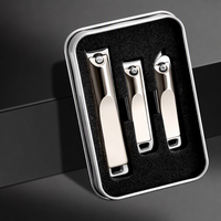 Ensemble professionnel de coupe-ongles en acier inoxydable, outils de manucure, kit de toilettage, soin des ongles