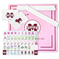 Pra-penjualan: Set Mahjong Universitas Texas & Set Mahjong Universitas Negara Bagian Mississippi Universitas Texas