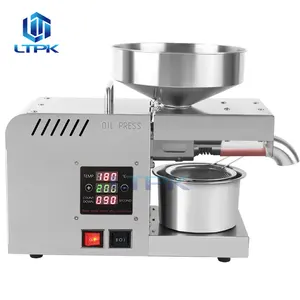 LT-X5S Mini Small Household Home Use Oil Extraction Making Edible Olive Oil Press Machine