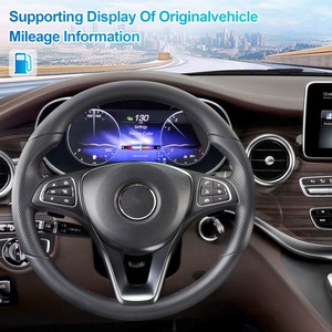 Tableau de bord LCD Navihua pour Mercedes Benz Classe V W447 2016-2019 NTG 5.0, affichage numérique avec CarPlay sans fil, jauge automatique - Product Image 5