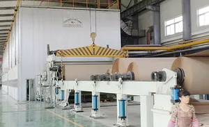 เครื่องผลิตกระดาษคราฟท์แบบครบชุดเครื่องผลิตกระดาษทิชชู่ในปากีสถานเครื่องจักรผลิตในจีน