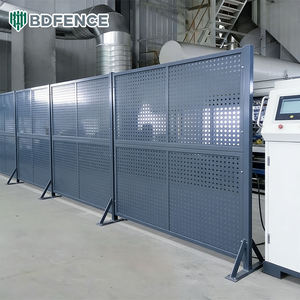 Valla de Seguridad de Acero Perforado Directo de Fábrica |   Barrera Industrial Personalizada en Altura y Ancho para Zonificación y Separación de Talleres - Product Image 3