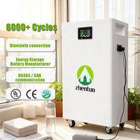 Batterie de stockage d'énergie solaire intelligente 15 kWh 51,2 V 200 Ah 300 Ah Lifepo4 avec application Wifi et surveillance à distance des données en temps réel