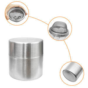 Boîte à matcha personnalisée avec logo, tamis à mailles fines, pot de stockage de poudre, 300 ml, acier inoxydable, qualité alimentaire, durable, portable, <span class=keywords><strong>anneaux</strong></span> de tamis - Product Image 4