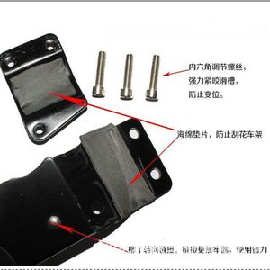 Soporte Trasero para Bicicleta de Tres Orificios, Metálico, No Ajustable, Soporte Único - Product Image 4