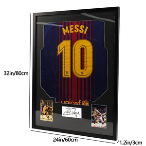 <span class=keywords><strong>Cadre</strong></span> de présentation en bois massif <span class=keywords><strong>pour</strong></span> maillots de sport et souvenirs, idéal <span class=keywords><strong>pour</strong></span> la décoration intérieure - Product Image 2