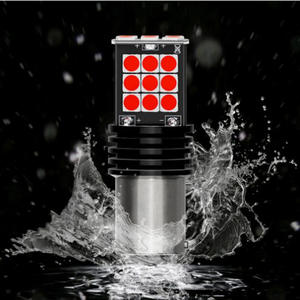 Luz Led de freno de marcha atrás T20, 3030, 24SMD, 1156, BA15S, P21W, BAU15S, PY21W, T15, PY21W, intermitente Canbus, amarillo, blanco y rojo - Product Image 5