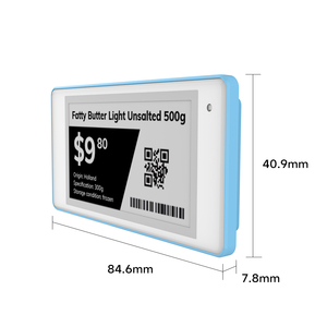 Étiquette électronique de rayon pour congélateur ultra-mince à écran E-Ink de <span class=keywords><strong>2</strong></span>,66 pouces, compatible Bluetooth 5.0, batterie 5 ans, détection 120 m - Product Image 2