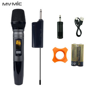 Usine vente chaude WX19 Portable portable UHF karaoké <span class=keywords><strong>micro</strong></span> sans fil Microphone <span class=keywords><strong>Micro</strong></span> pour KTV chant enseignement mélangeur Audio - Product Image 1