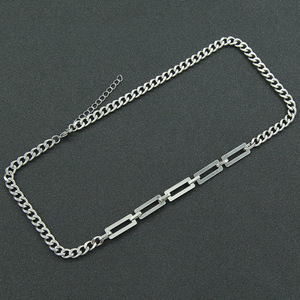 Cadena Cubana Personalizada de Estilo Simple, Accesorios de Cadena para el Cuello, Colgante de Cadena para Clavícula, Tanjing - Product Image 2