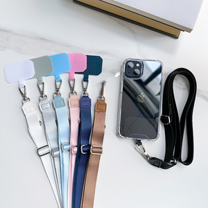 Çoğu akıllı telefon için ayarlanabilir ayrılabilir boyun askısı telefon kılıfı ile evrensel Crossbody telefon kordon yama - Product Image 5