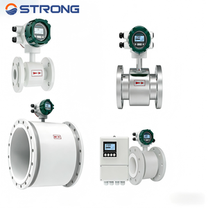 Débitmètre électromagnétique de grande taille DN450 DN1000 pour boue, minerai, pulpe, bière, huile, <span class=keywords><strong>gaz</strong></span>, air, eau 1,6 Mpa avec revêtement en caoutchouc - Product Image 1