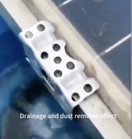 Clip de drainage de panneau solaire autonettoyant Accessoires de décharge d'eau du système PV pour système de montage