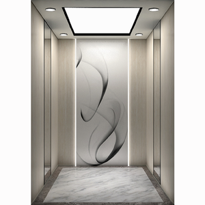 Ascenseur de luxe à faible bruit, personnalisé pour passagers, résidentiel et commercial, pour maisons, immeubles de bureaux, avec sol en granit - Product Image 4