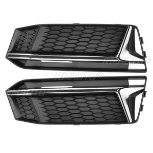 New 2X Car Front Fog <b>Light</b> Grill Grille Honeycomb <b>Hex</b> Lamp Cover for Audi A4 B9 S-Line S4 2016 2017 2018 8W0807681K 8W0807682K - Product Image 1
