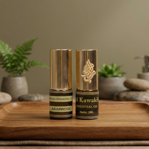 Aceite Esencial Alkawakib Merauke Gaharu 2ml, Aroma Amaderado, Dulce y Cremoso, Aceite de Oud para Perfume, Meditación, Fragancia de Lujo - Product Image 4
