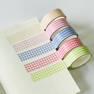 Wholesale Custom Line &amp; Grid Fresh Style Washi <strong>Tape</strong> Minimalist Dividers Fresh Minimalist Journal Supplies - Product Image 6