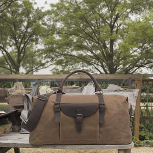 Bolsa de Viaje de Lona, Bolsa de Mano, Bolsa de Viaje de Fin de Semana, Bolsa de Mensajero para Hombre, Bolsa de Viaje de Corta Distancia - Product Image 3