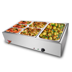 อุปกรณ์จัดเลี้ยงเชิงพาณิชย์ เครื่องอุ่นอาหารบุฟเฟ่ต์สแตนเลส CE แบบ Bain Marie - Product Image 6