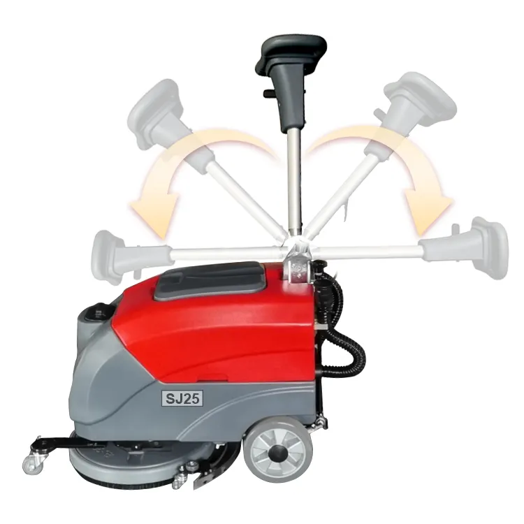 New Style Mini Concrete Scrubber Cleaning Hand Floor Scrubber Machine for Sale