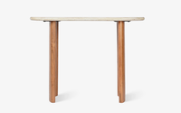 Console élégante en bois massif, design moderne et épuré, surface fonctionnelle, idéale pour l'entrée, le salon, le couloir, la décoration d'hôtel