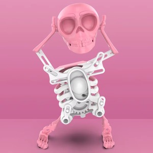 Nouveauté en promotion : Squelette dansant à ressorts, modèle 3D imprimé, jouet fantaisie, cadeau amusant pour Halloween, pour enfants et adultes - Product Image 4