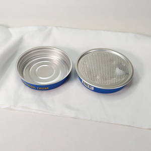 Grande boîte de <span class=keywords><strong>caviar</strong></span> d'emballage en métal de qualité alimentaire boîte de conserve boîtes métalliques pour <span class=keywords><strong>caviar</strong></span> récipient rond personnalisé en étain pour aliments pour animaux de compagnie indéchirable - Product Image 4