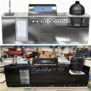 Realgres bão kháng Modular bếp Ngoài Trời Bbq Set với bồn rửa bền tủ cho giải trí ngoài trời - Product Image 5