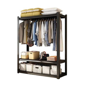 Organiseur de placard autoportant avec barre de suspension et étagère de rangement - Product Image 6