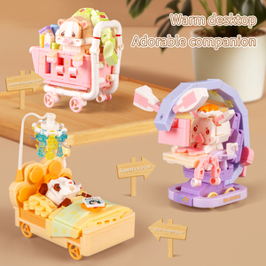 Nuove vendite calde assemblare blocchi di costruzione set animali piccoli blocchi di particelle giocattoli Puzzle giocattoli educativi per bambini regali di decorazione - Product Image 2