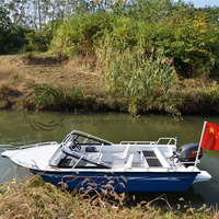 Bateau de Vitesse en Aluminium 7 Places pour Pêche et Loisirs, Moteur Optionnel, à Vendre