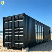 Maison conteneur préfabriquée en acier, modulaire, portable, de luxe, facile à assembler, pour hôtel et villa, Goeasy