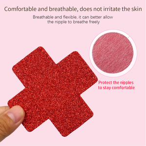 Copricapezzoli Adesivi Glitterati Monouso di Alta Qualità, Produttore di Copricapezzoli Personalizzati alla Moda - Product Image 5