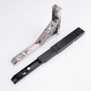 Hakimi F-Type Spring <b>Bracket</b> Stainless Steel Thickened Wall Shelf Support Folding Storage Rack Frame - Product Image 2