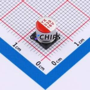 SPT1CM331E07TRVZC ตัวเก็บประจุแบบแข็ง SMD, D6.3xL7 มม. ( ความจุ: 330uF ) ( ความแม่นยำ: 20% แรงดันไฟฟ้าที่กำหนด: 16V ) - Product Image 1