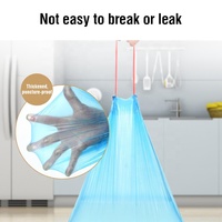 Sacs poubelles en plastique non parfumés avec cordon de serrage, résistants aux déchirures, étanches, avec logo personnalisé pour les couches de bébé et les déchets d'animaux