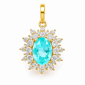 Joyería UM, Colgante de Compromiso de Plata 925 con Circonita Cultivada, Adecuado para Uso Diario como Regalo de Aniversario de Bodas - Product Image 3