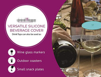 Oneyds — hauts en Silicone de qualité alimentaire, personnalisés, robinet et joint pour boissons à l'extérieur