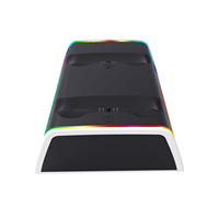 Chargeur de lumière RVB pour manette sans fil PS5 Support de charge double lumière colorée pour manette PS5