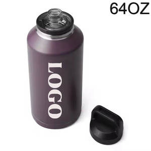 Borraccia Sportiva in Acciaio Inox a Doppia Parete con Isolamento Sottovuoto, 18OZ 26OZ 36OZ 64OZ, con Tappo a Beccuccio per Campeggio - Product Image 6