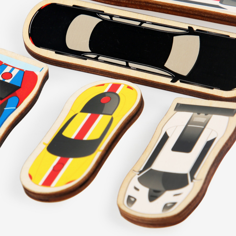 Children's Educational Logical Thinking Training Interactive Game Mobile Car Moving Position Toys