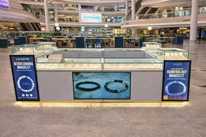 Design d'intérieur de boutique de montres de luxe, mobilier modulaire haut de gamme, unités d'affichage élégantes, aménagements intelligents, configuration de magasin de détail tendance - Product Image 2