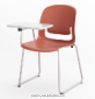 Nouveau Style de meubles de salle de classe, chaise de formation d'étude pour étudiants, chaise de visiteur de bureau avec bloc-notes