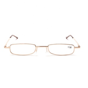 ปากกาอ่านแก้วขนาดเล็กตารางโลหะบางแว่นอ่านหนังสือสำหรับผู้ชายผู้หญิง - Product Image 3