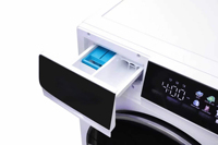 Lavadora Eléctrica Inteligente de Carga Frontal con Pantalla Táctil, Tambor de Acero Inoxidable de 10.0 kg, Bloqueo para Niños, Múltiples Programas, Pantalla LED