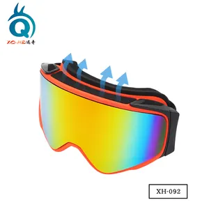 Lunettes de ski anti-buée Otg Designer Lunettes de snowboard à lentille transparente magnétique