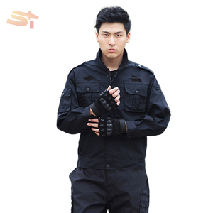 Ensemble uniforme d'entraînement SIKE Grid pour agents de <span class=keywords><strong>sécurité</strong></span> masculins, ensemble de vêtements de travail printemps-automne-hiver, uniforme de service style veste pour femmes - Product Image 5